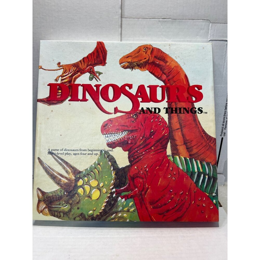 Dinosaurs & Things board Game a learning adventure game